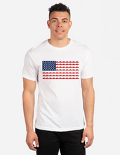 Load image into Gallery viewer, Running Star American Flag Unisex Triblend T-Shirt