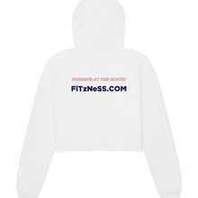 Load image into Gallery viewer, Fitzness Running Flag Cropped Hoodie for Women
