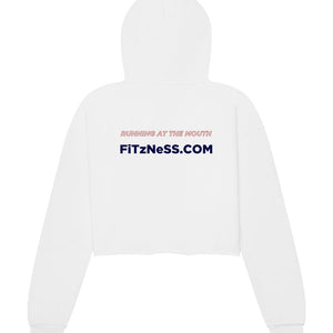 Fitzness Running Flag Cropped Hoodie for Women