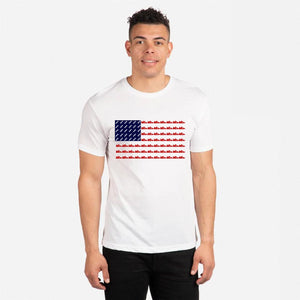 Fitzness Running Flag Unisex Triblend T-Shirt