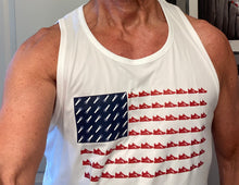 Load image into Gallery viewer, Fitzness Flag Running Singlet for Men
