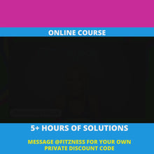Load and play video in Gallery viewer, Fixing Your Life with Fitzness Online Course - ON SALE NOW!
