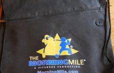 100 Morning Mile Drawstring Bags