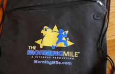 100 Morning Mile Drawstring Bags