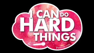 10-pack I CAN DO HARD THINGS Stickers